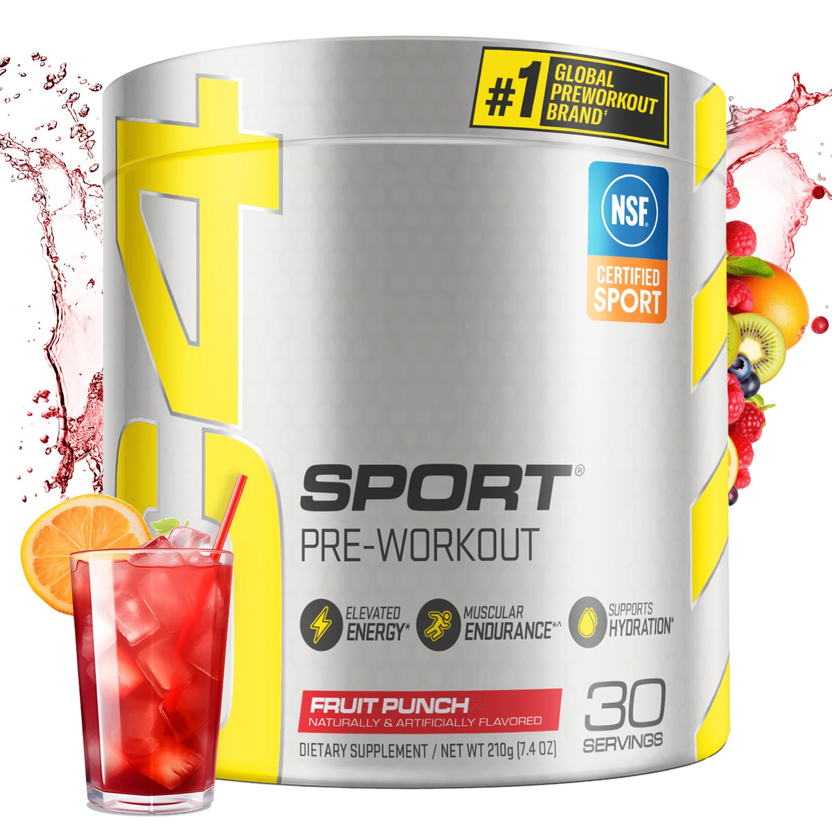 Cellucor C4 Sport Pre Workout Powder Fruit Punch