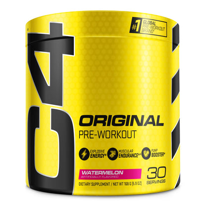 C4 Original Pre Workout with 150mg Caffeine, Fruit Punch, 60 Servings