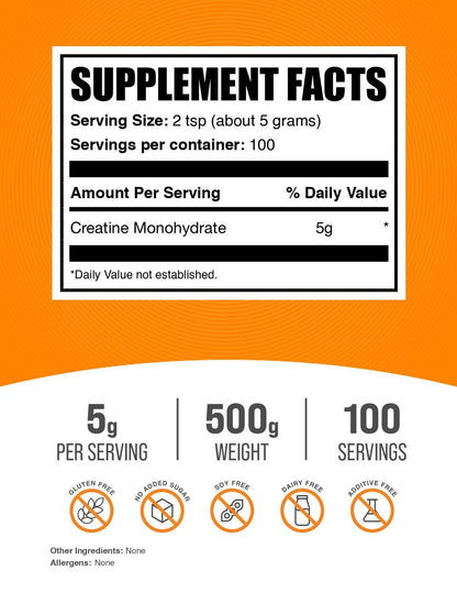 BulkSupplements.com Creatine Monohydrate Powder - Creatine Flavored Powder Supplement, Micronized - Mango Tango Flavor, 7g per Serving, 700g (1.5 lbs) (Pack of 1)