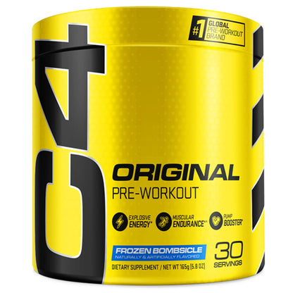 C4 Original Pre Workout with 150mg Caffeine, Fruit Punch, 60 Servings