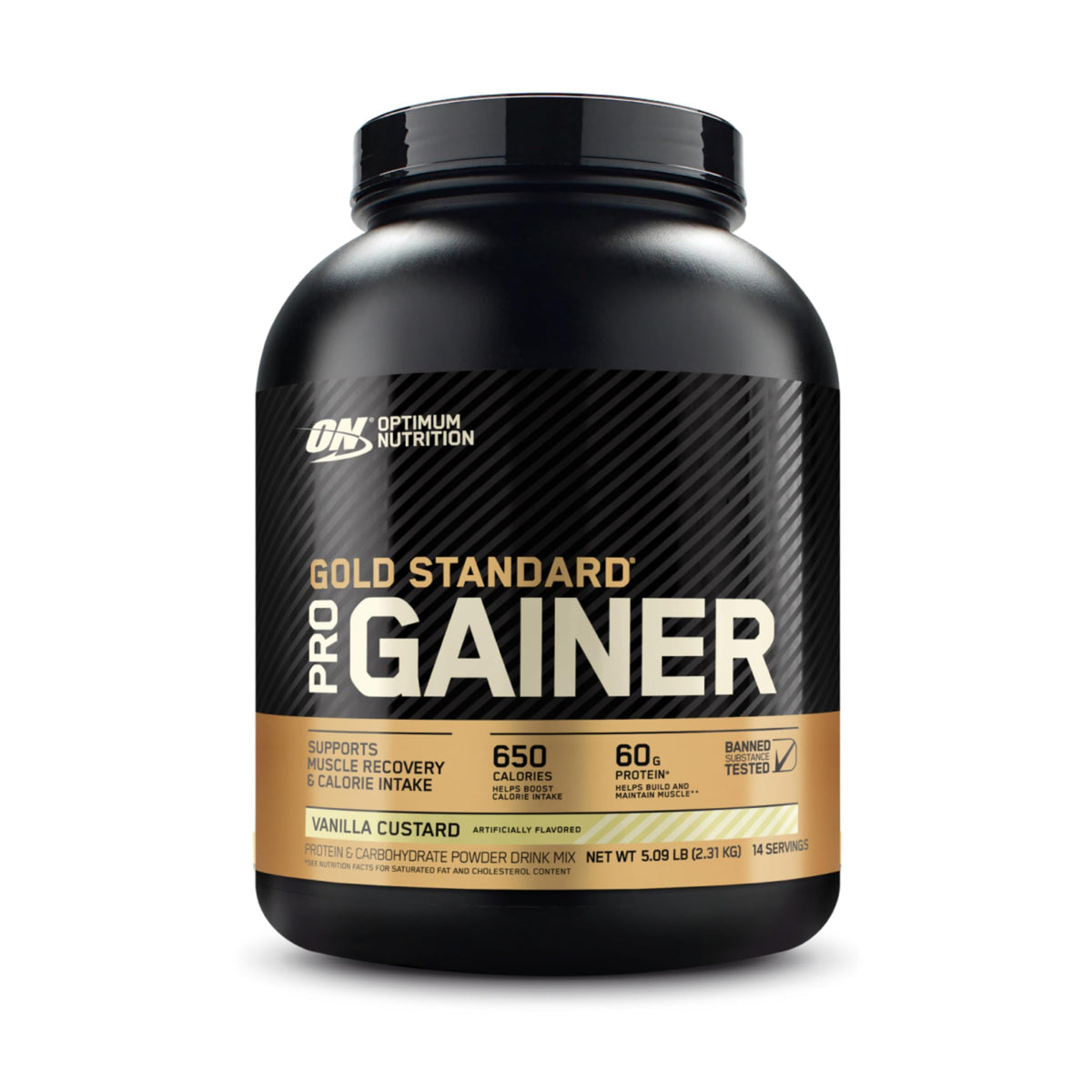 Optimum Nutrition Gold Standard Pro Gainer Protein, Double Chocolate, 10 LB