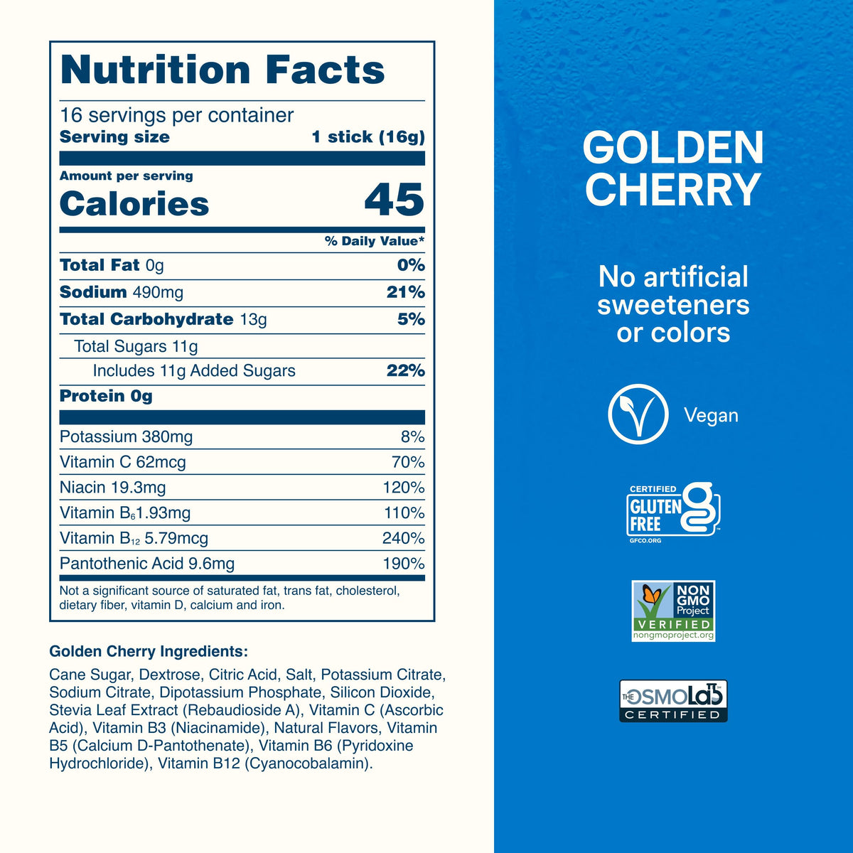 Liquid I.V. Hydration Electrolytes, Lemon Lime, 16 Count