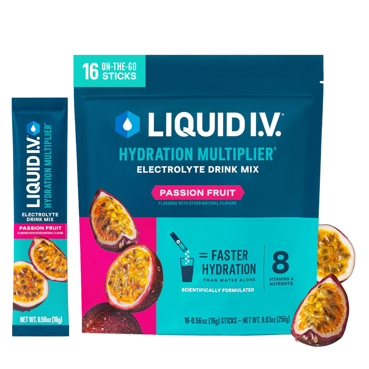 Liquid I.V. Hydration Electrolytes, Lemon Lime, 16 Count