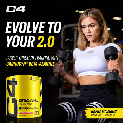 C4 Original Pre Workout with 150mg Caffeine, Fruit Punch, 60 Servings