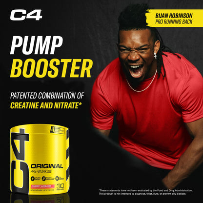 C4 Original Pre Workout with 150mg Caffeine, Fruit Punch, 60 Servings