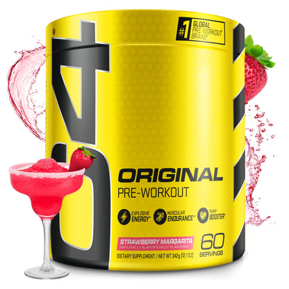 C4 Original Pre Workout with 150mg Caffeine, Fruit Punch, 60 Servings