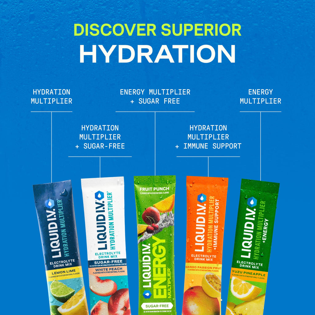 Liquid I.V. Hydration Electrolytes, Lemon Lime, 16 Count