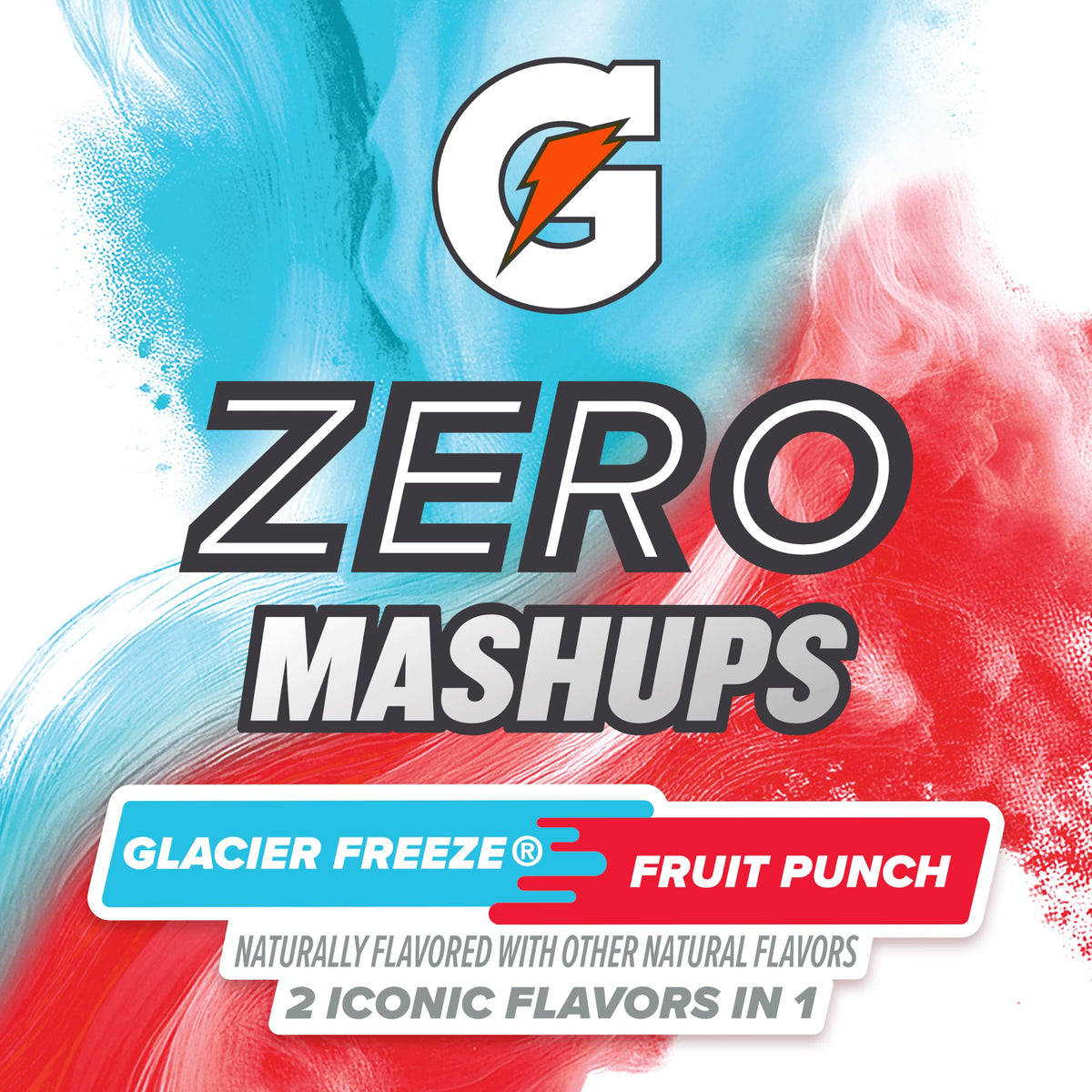 Gatorade Zero Sugar Powder, 3 Flavor Variety Pack, (32 Servings)